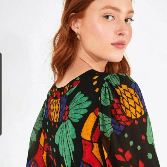 Anthropologie Farm Rio Georgette Maxi Dress - Picture 3 of 6